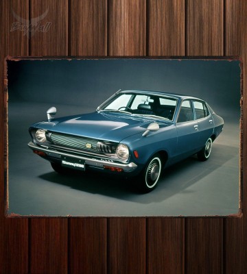 Металлическая табличка Datsun Sunny Sedan (B210)